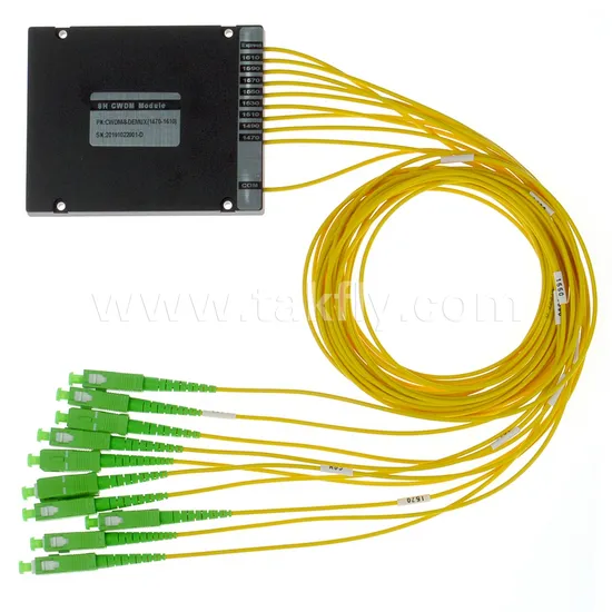8CH CWDM Fiber Optic ABS Wdm Product with Mux & Dmux