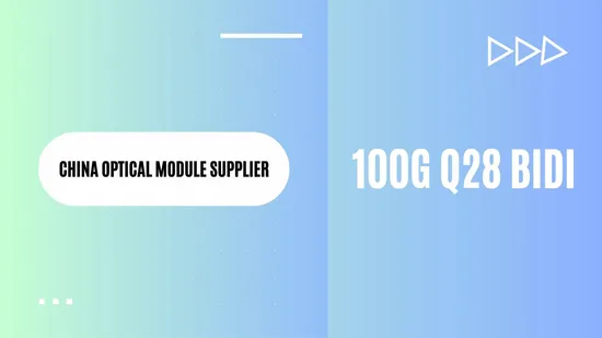 Qsfp28 100g Bidi 100gbase