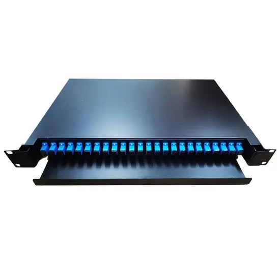 19 Inch 24 Port Rack Mount Fibre Optic Patch Panel Simplex Sc Upc 4 8 12 24 48 72 96 Fiber Optic Patch Panel 