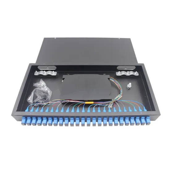 1u 19 inch 24 Ports Rack Mount Fiber Optical Patch Panel 