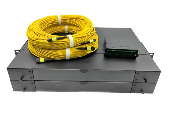 Kexint Sc APC Upc Slide Type Rack Mounted ODF Fiber Optic Patch Panel 