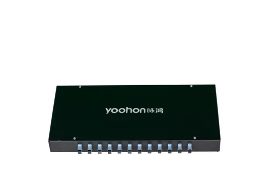 2u 19 Inch Fixed Type Rack Mount Optical Sc/Upc Fopp Fiber Optic Terminal Box 24 Port Fiber Optic Patch Panel 