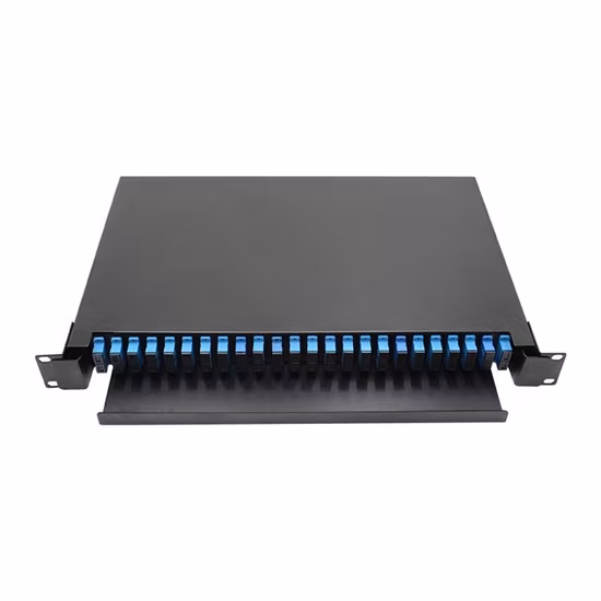19 Inch Rack Mounted Slidable Fiber Optic Patch Panel