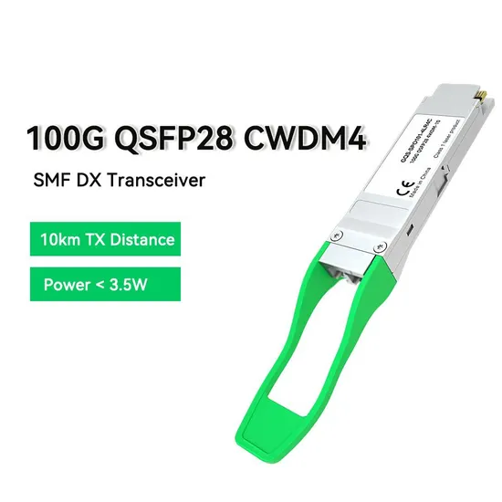 100g Qsfp28 CWDM4 Dml 10km Optical Transceiver 