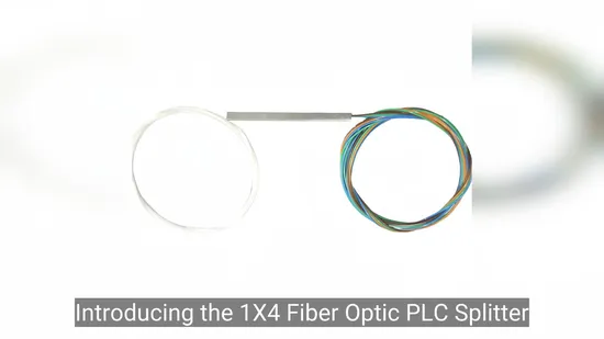 1X4 Fiber Optic PLC Optical Coupler Splitter with No Connectors Included 