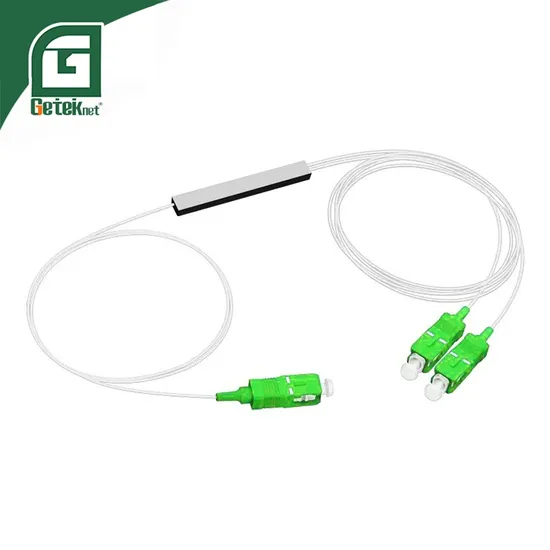Geteknet PLC Mini Sc Passive FTTH 1X4 Fiber Optic Optical Splitter PLC 1X8 1X16 for Box Closure Coupler Cabinet Splitter 