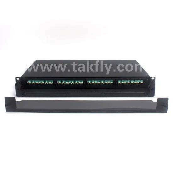 Data Center Fiber Optic 48cores MPO Patch Panel 