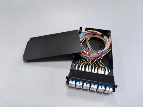 24 Cores MPO Cassette Fiber Optic Patch Panel 
