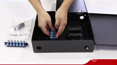 Fully Loaded With Splicing Module/Holder and LGX Adapter Panel Up To 12 Fibers Indoor Wall Mount Enclosure/Fiber Optic Patch Panel 